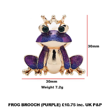 Purple Brooch